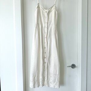 Aritzia Wilfred La Boheme Linen Dress